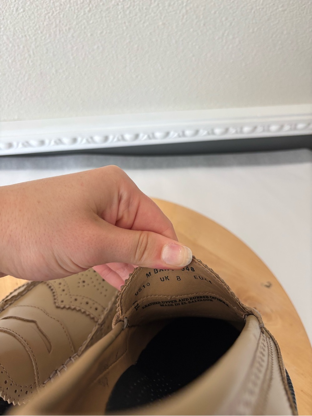 NEW G.H. Bass & Co. Weejuns Whitney Wingtip Tan Leather Lug Sole Penny Loafers - Picture 7 of 8